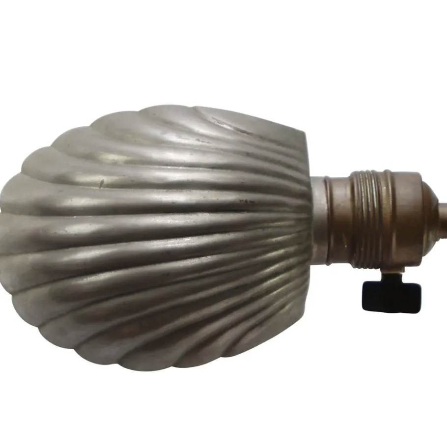 Clearance Pamono Art Deco Belgian Shell Brass Gooseneck Desk Lamp