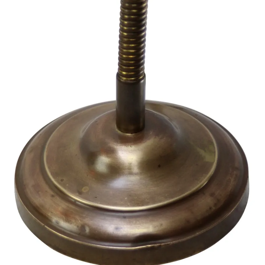 Clearance Pamono Art Deco Belgian Shell Brass Gooseneck Desk Lamp