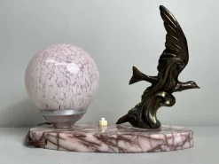 Best Pamono Art Deco Bird Lamp, 1920s