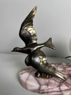 Best Pamono Art Deco Bird Lamp, 1920s