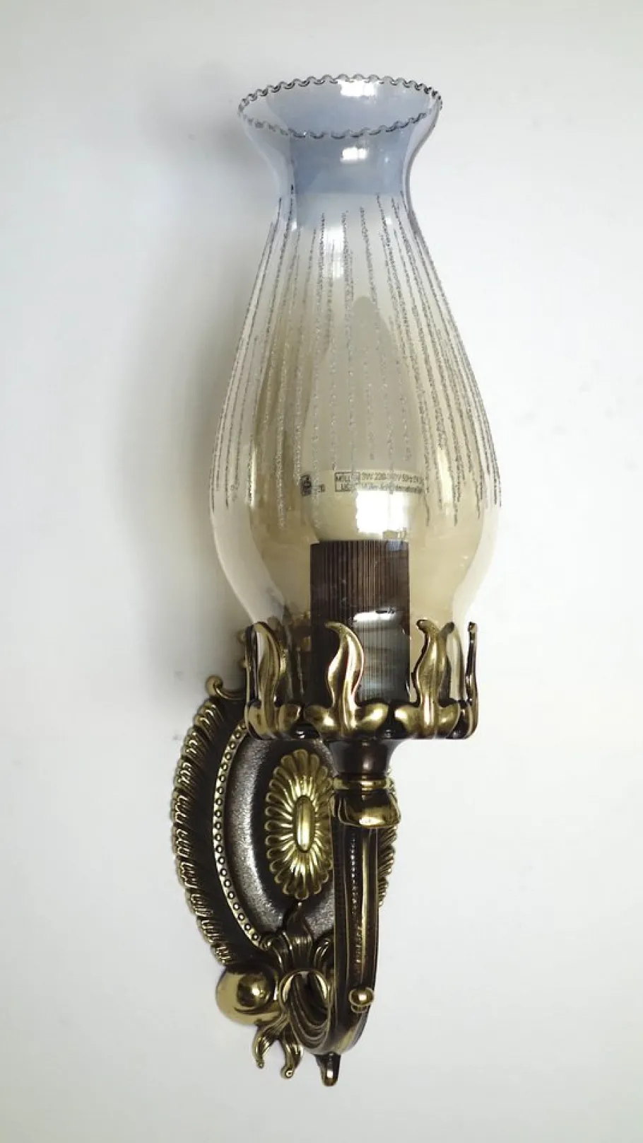 Best Pamono Art Deco Brass and Glass Wall Lamps by Bruno Chiarini, 1940s, Set of 2