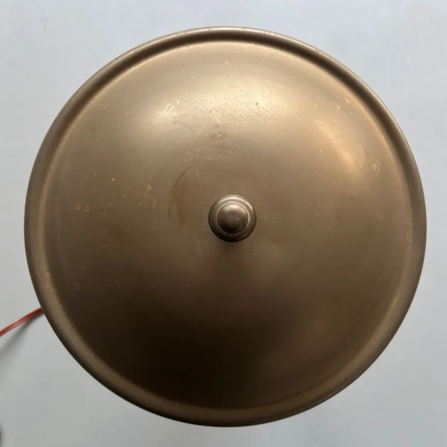 New Pamono Art Deco Brass and Marble Table Lamp, 1930s