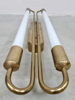 Discount Pamono Art Deco Brass Cinema Wall Scones, 1930s