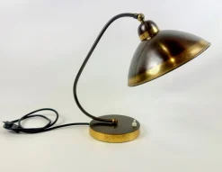 Best Pamono Art Deco Brass Desk Lamp from Helo Leuchten, 1940s