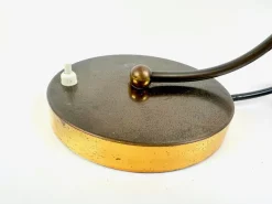 Best Pamono Art Deco Brass Desk Lamp from Helo Leuchten, 1940s