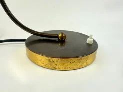 Best Pamono Art Deco Brass Desk Lamp from Helo Leuchten, 1940s
