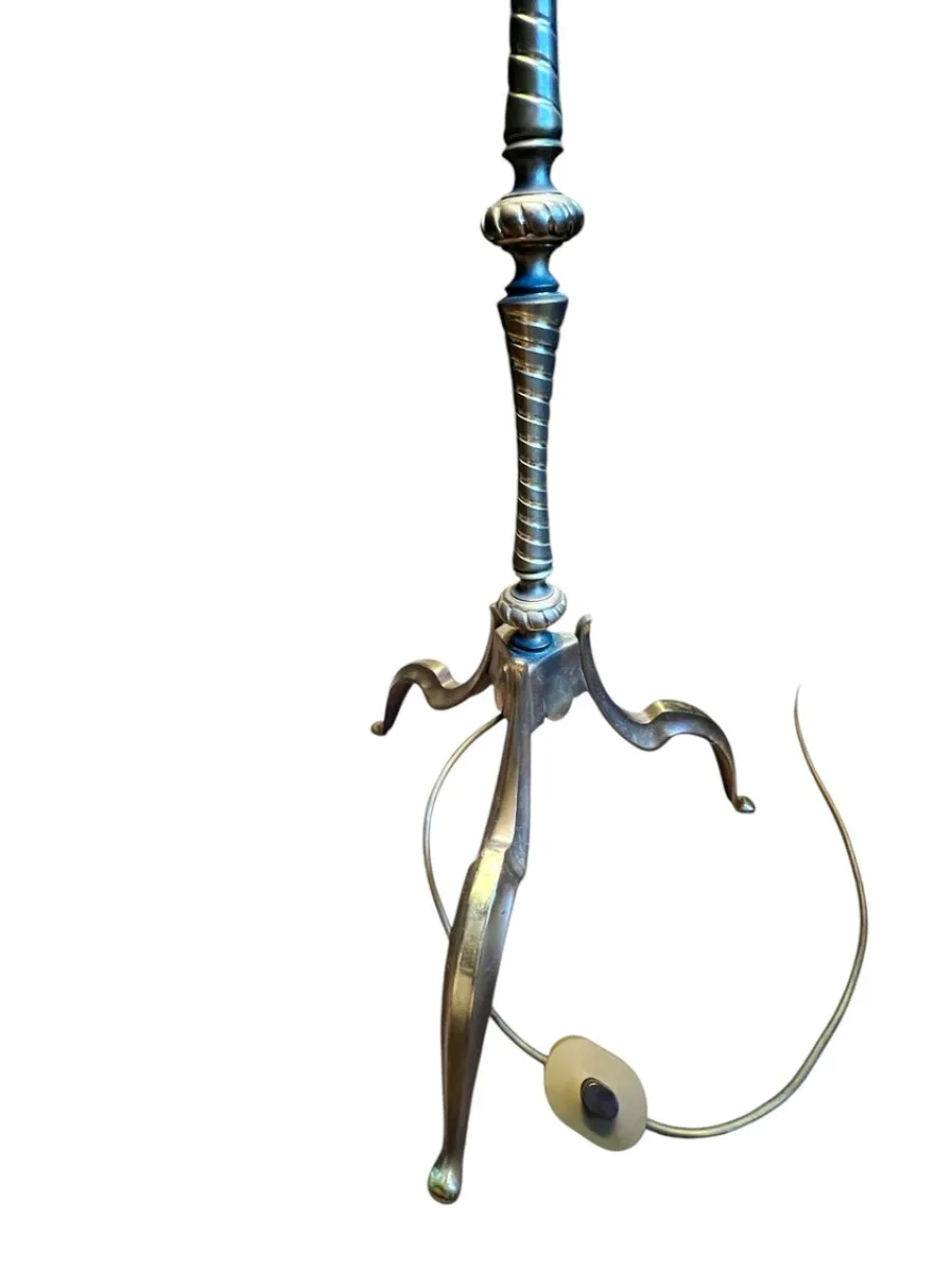 Clearance Pamono Art Deco Brass Floor Lamp, 1950s