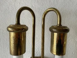 Discount Pamono Art Deco Brass Industrial Cinema Sconce with Two Fluorescent Tubes, Germany, 1930s