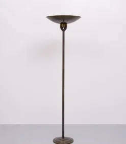 Sale Pamono Art Deco Bronze Floor Lamp, France, 1930s