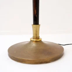 Discount Pamono Art Deco Bronzed Metal and Brass Floor Lamp by Pietro Chiesa, 1940s