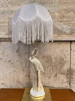 Online Pamono Art Deco Ceramic and Brass Lamp, 1930s