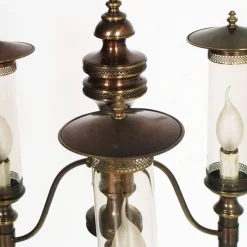 Hot Pamono Art Deco Chandelier and Sconces, Set of 3