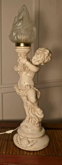 Discount Pamono Art Deco Cherub or Putti Table Lamp, 1960s