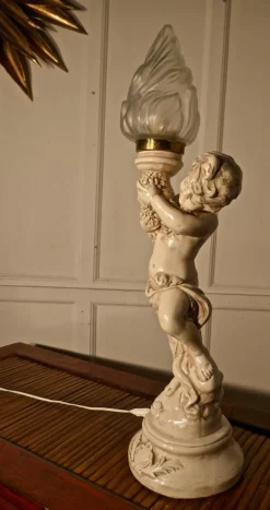 Discount Pamono Art Deco Cherub or Putti Table Lamp, 1960s