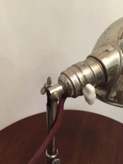 Clearance Pamono Art Deco Clamp Lamp from HALA - Hannoversche Lampenfabrik, 1920s