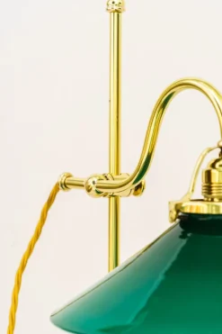 Clearance Pamono Art Deco Condor Table Lamp with Original Antique Glass Shade, Vienna, 1920s