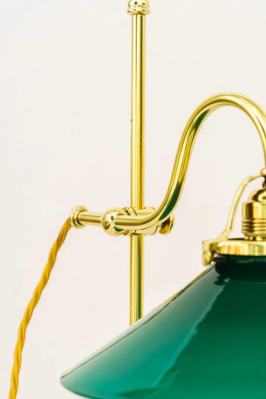 Clearance Pamono Art Deco Condor Table Lamp with Original Antique Glass Shade, Vienna, 1920s