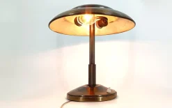 Pamono Art Deco Copper Desk Lamp, 1930s