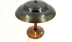 Pamono Art Deco Copper Desk Lamp, 1930s