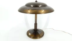Pamono Art Deco Copper Desk Lamp, 1930s
