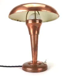 Sale Pamono Art Deco Copper Mushroom Table Lamp