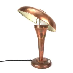 Sale Pamono Art Deco Copper Mushroom Table Lamp