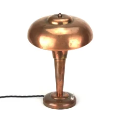 Sale Pamono Art Deco Copper Mushroom Table Lamp