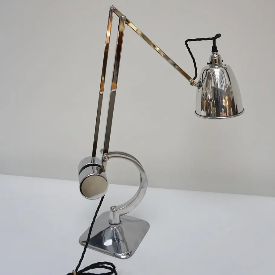 New Pamono Art Deco Counterpoise Floor Lamp from Hadrill & Horstmann, 1950s