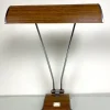 Online Pamono Art Deco Desk Lamp in Chromed Iron and Wood by Eileen Gray for Jumo