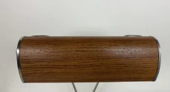 Online Pamono Art Deco Desk Lamp in Chromed Iron and Wood by Eileen Gray for Jumo