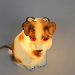 Best Pamono Art Deco Dog Table Lamp in Porcelain, 1930s