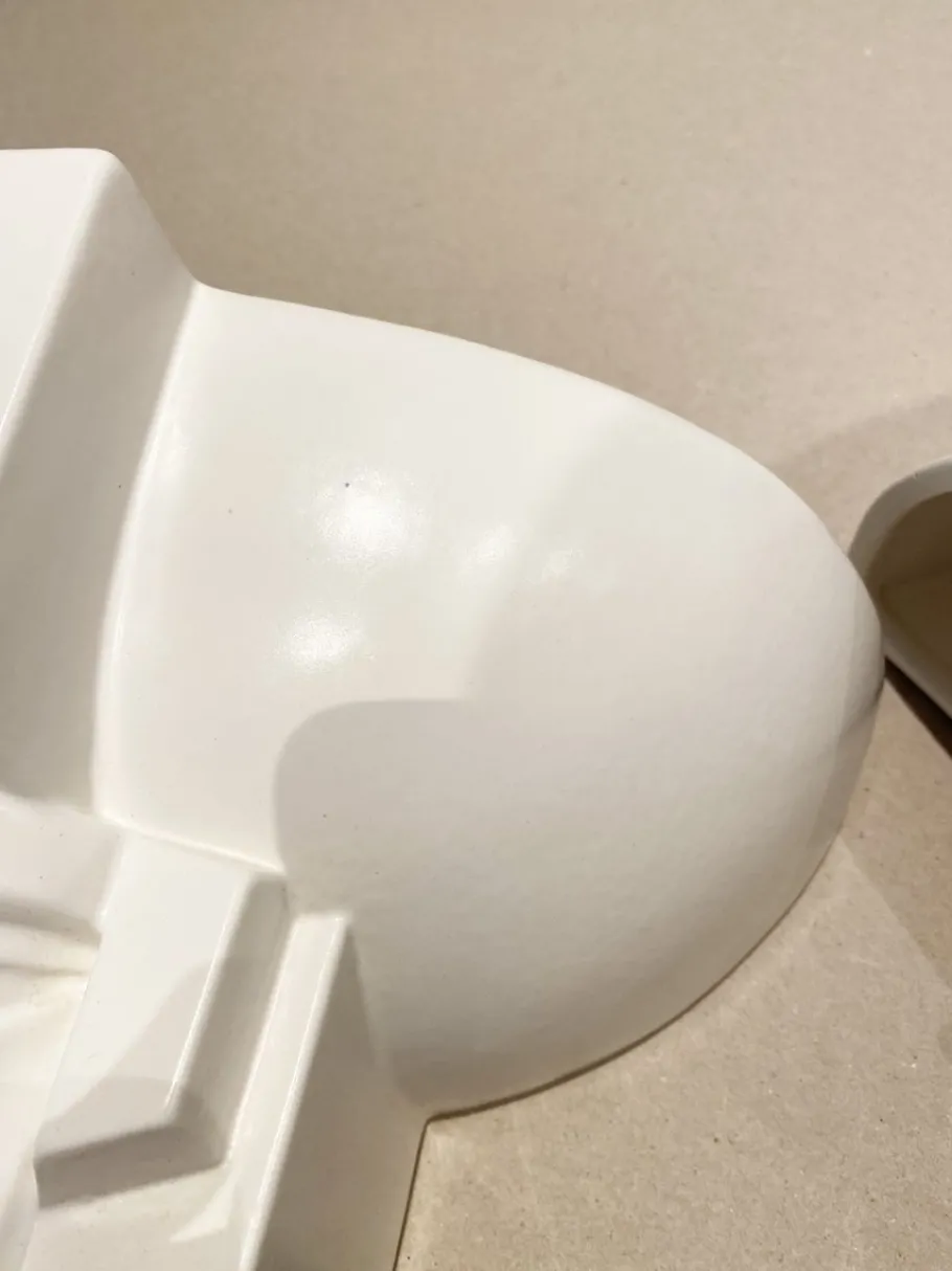 Clearance Pamono Art Deco Egyptian Pharaoh Face Sconce by Saint Clément Ceramic, France, 1960s, Set of 2