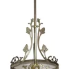 New Pamono Art Deco Empire Lamp, 1890s