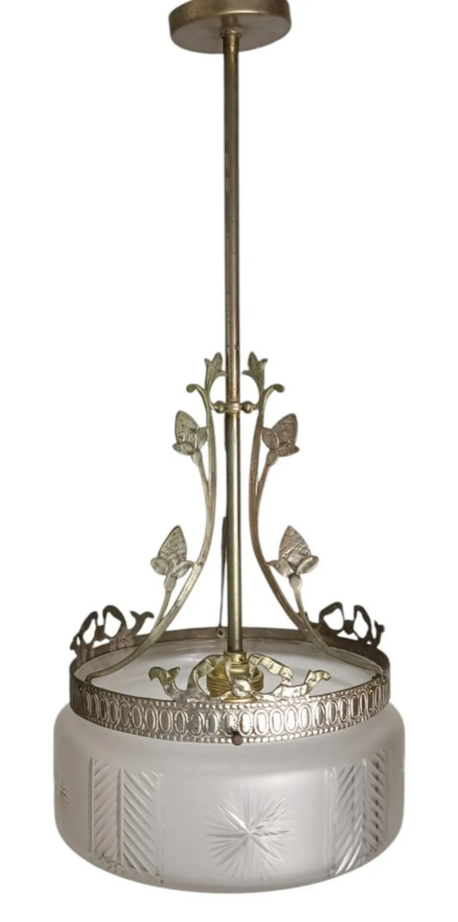 New Pamono Art Deco Empire Lamp, 1890s