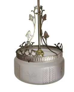 New Pamono Art Deco Empire Lamp, 1890s