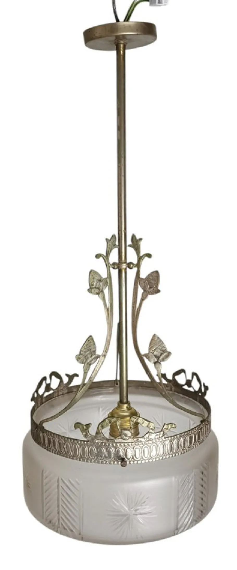New Pamono Art Deco Empire Lamp, 1890s