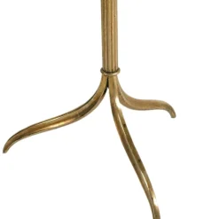 Discount Pamono Art Deco Floor Lamp in Gold Plated Brass by Ghidini1849