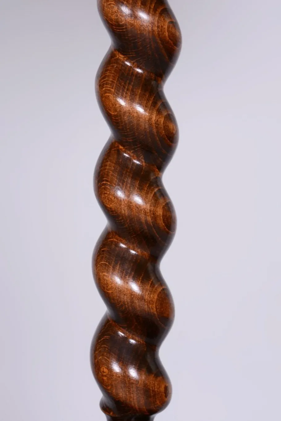 Pamono Art Deco Floor Lamp in Oak & Textile, Czech, 1920s