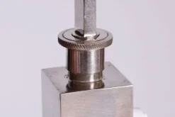 Discount Pamono Art Deco Floor Lamp in Walnut, Chrome-Plated Steel & Glass, Czechia, 1930s