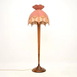 Discount Pamono Art Deco Floor Lamp in Walnut, 1920s