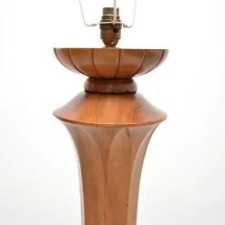 Discount Pamono Art Deco Floor Lamp in Walnut, 1920s