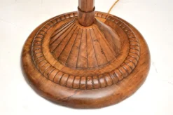 Discount Pamono Art Deco Floor Lamp in Walnut, 1920s