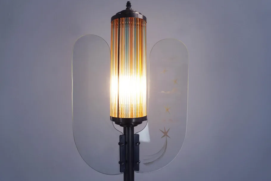 New Pamono Art Deco Floor Lamp, 1920s