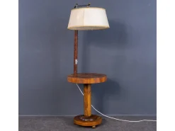 Discount Pamono Art Deco Floor Lamp with Side Table