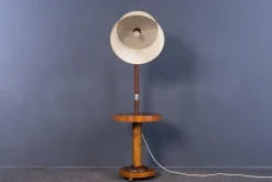 Discount Pamono Art Deco Floor Lamp with Side Table