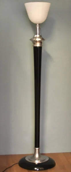 New Pamono Art Deco French Floor Lamp from Mazda, 1920s