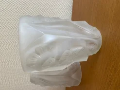 Online Pamono Art Deco Frosted Glass Wall Sconces with Sunflower Motif by Hubens for Degué, 1920s