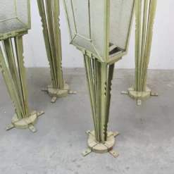 Pamono Art Deco Garden Lamp Game, 1930s, Set of 4