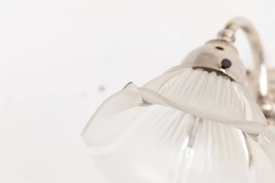 Best Pamono Art Deco GEC Silver Plated Wall Lamps, 1920s, Set of 2