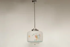 Online Pamono Art Deco German Glass Pendant Light, 1920s